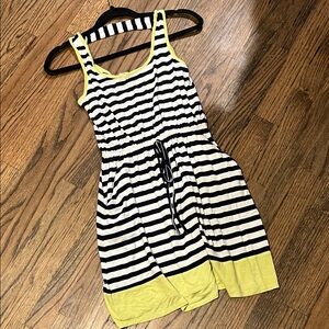 Nwot* Pink Rose Striped Dress w/ Pockets!!